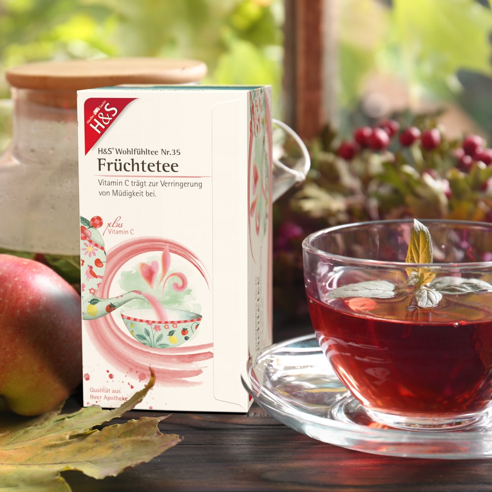 H&S Wohlfühltee Früchtetee mit Vitamin C 20X2.7 g Filterbeutel