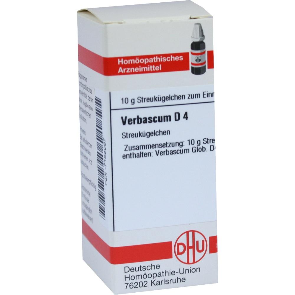 VERBASCUM D 4 Globuli 10 g Globuli