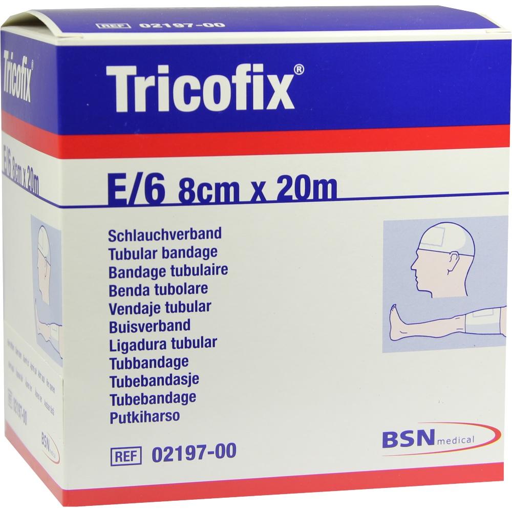 TRICOFIX Schlauchverband Gr.E 8 cmx20 m 1 St Verband