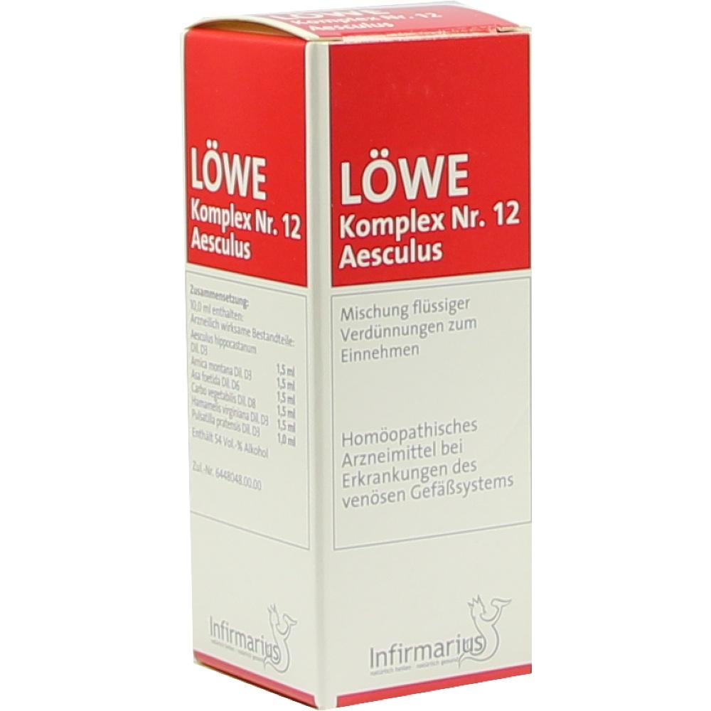 LÖWE KOMPLEX Nr.12 Aesculus Tropfen 50 ml Tropfen
