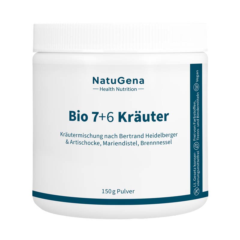 NatuGena Bio 7+6 Kräuter  150 g Pulver