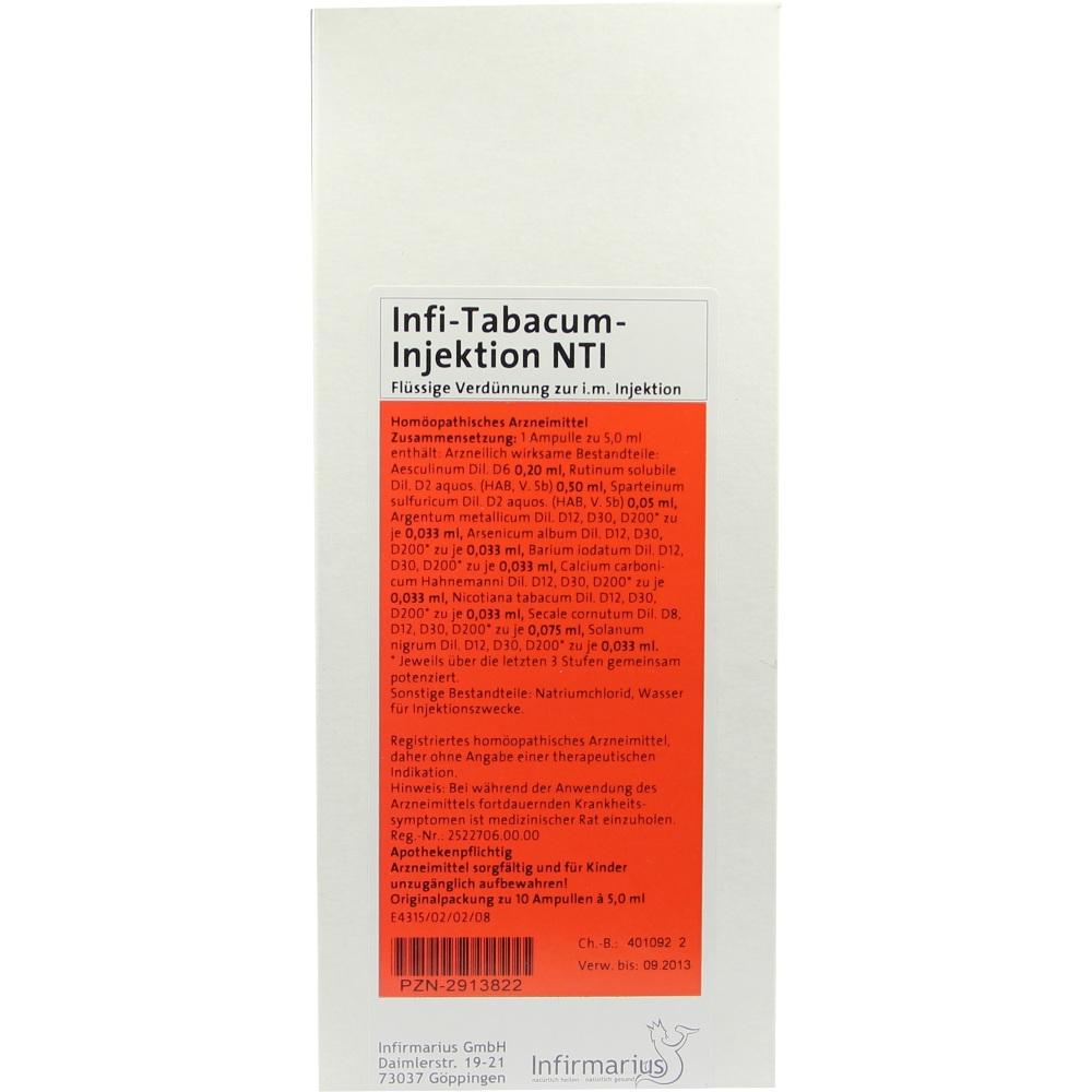 INFI TABACUM Injektion NTI Ampullen 10X5 ml Ampullen