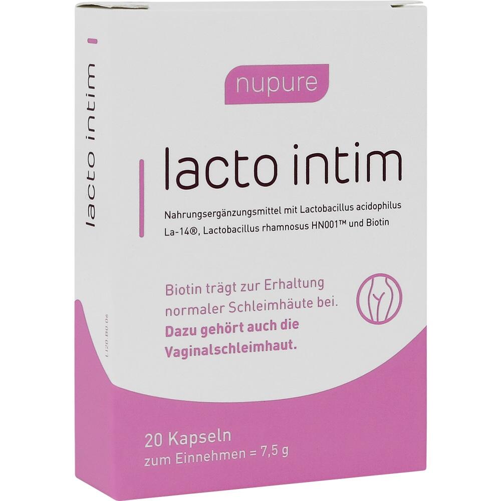 nupure lacto intim 20 St Kapseln magensaftresistent