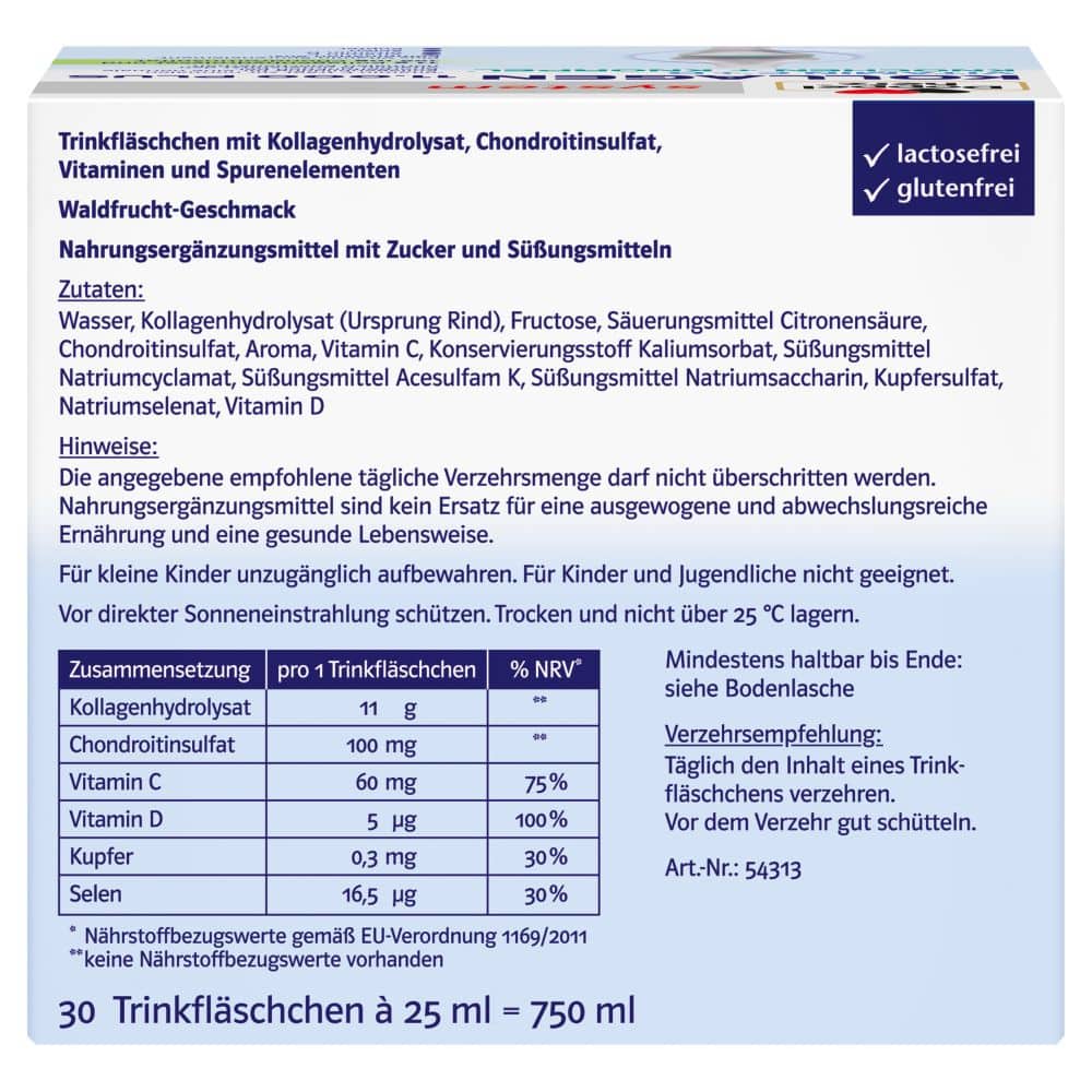 Doppelherz system KOLLAGEN 11.000 PLUS VITAMIN C + D 30X25 ml Ampullen