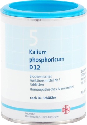 BIOCHEMIE DHU 5 Kalium phosphoricum D 12 Tabletten 1000 St Tabletten