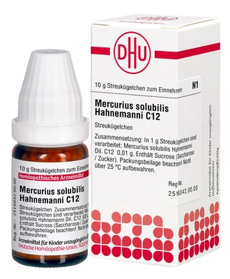 MERCURIUS SOLUBILIS Hahnemanni C 12 Globuli 10 g Globuli