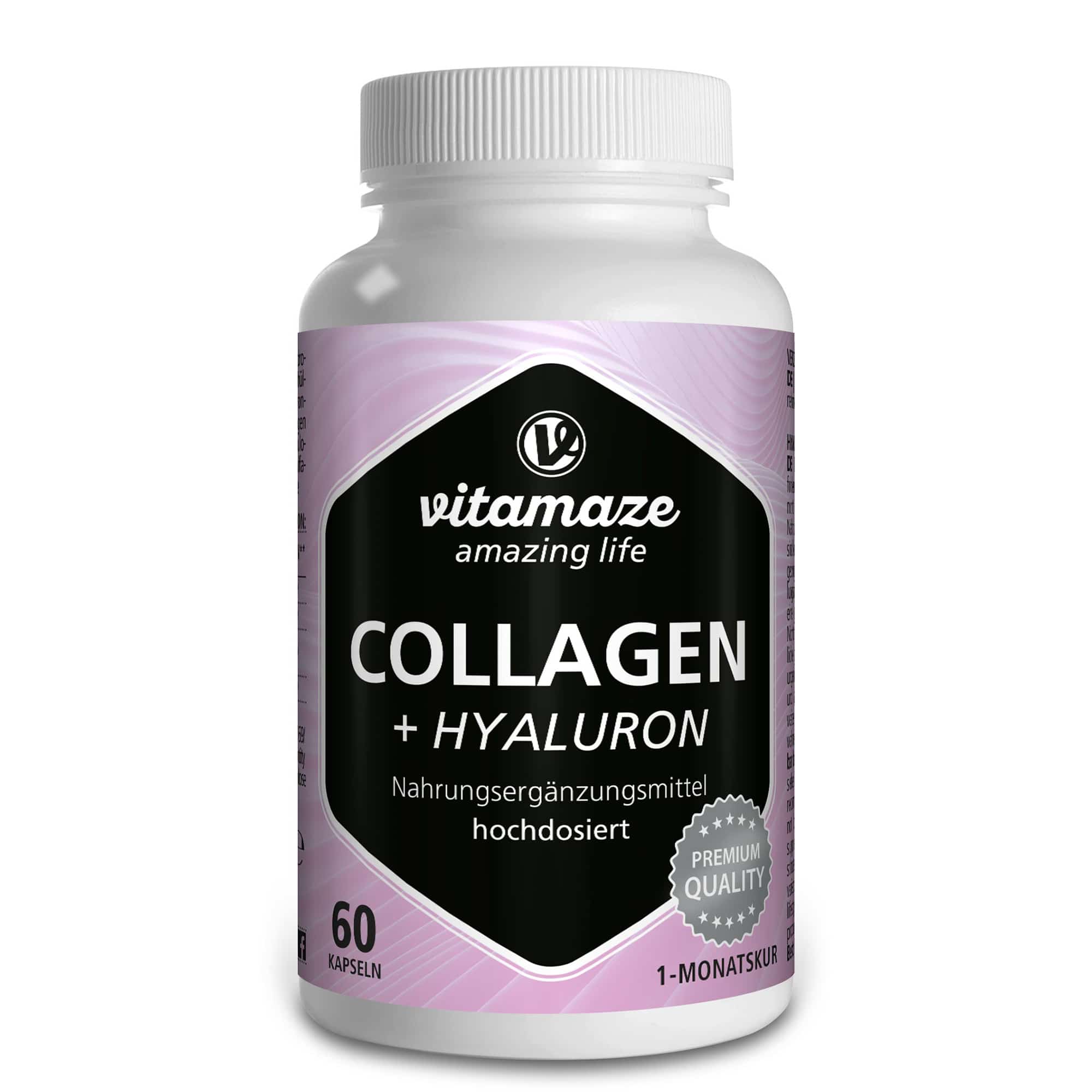vitamaze COLLAGEN 300 mg + Hyaluron 100 mg 60 St Kapseln