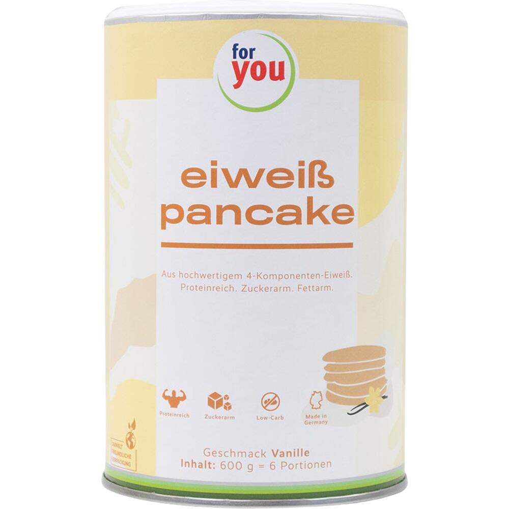 for you eiweiß pancake Vanille 600 g Pulver