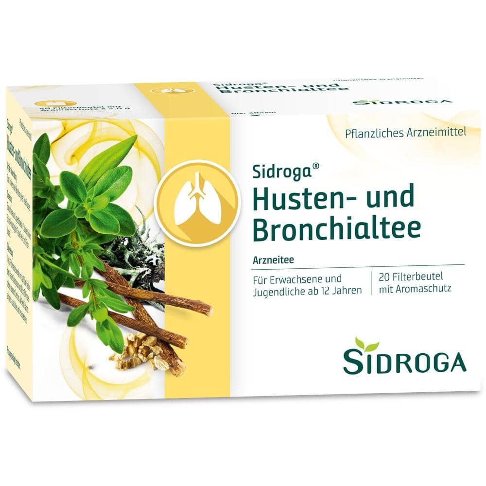 Sidroga Husten- und Bronchialtee Filterbeutel 20X2.0 g Tee