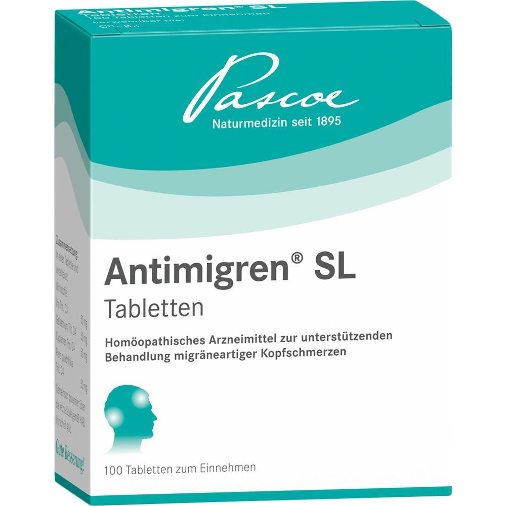 ANTIMIGREN SL Tabletten 100 St Tabletten