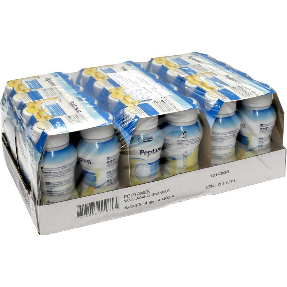 PEPTAMEN Vanille 6X4X200 ml Flüssigkeit