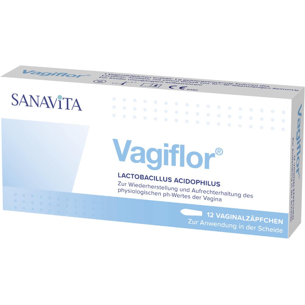 Vagiflor Vaginalzäpfchen 12 St Vaginalsuppositorien