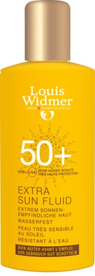 LOUIS WIDMER Extra Sun Fluid Body SPF 50+ unparfümiert 100 ml Lotion