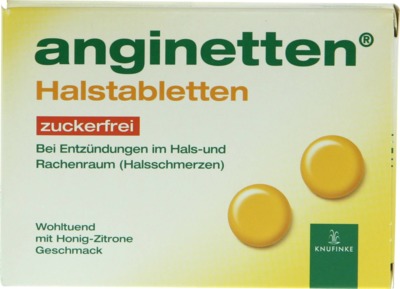 Anginetten zuckerfrei 24 St Lutschtabletten