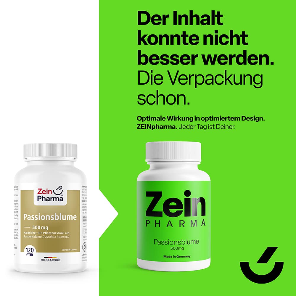 Zein Pharma Passionsblume 50mg 120 St Kapseln