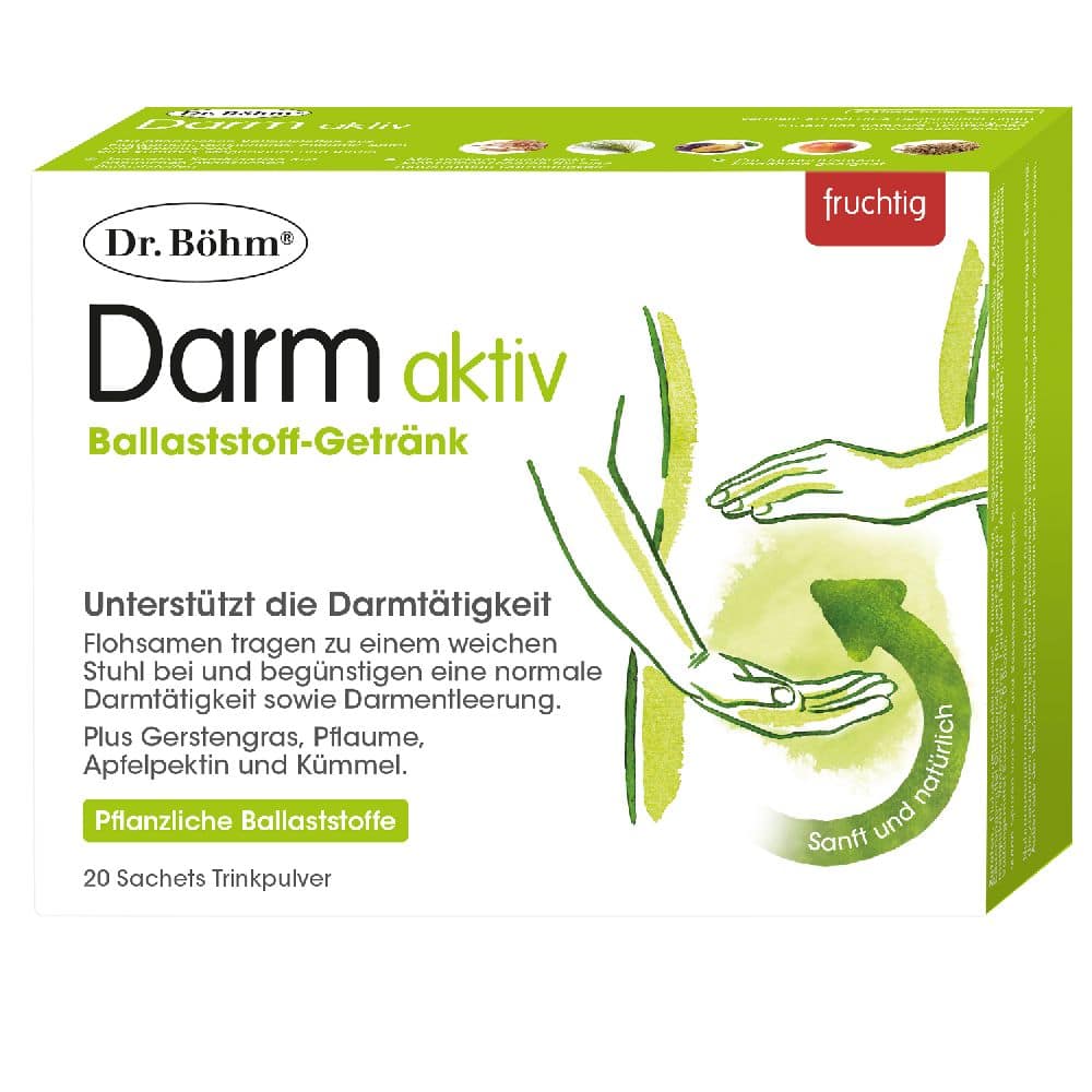 Dr. Böhm Darm aktiv Ballaststoff-Getränk 20X6.3 g Pulver