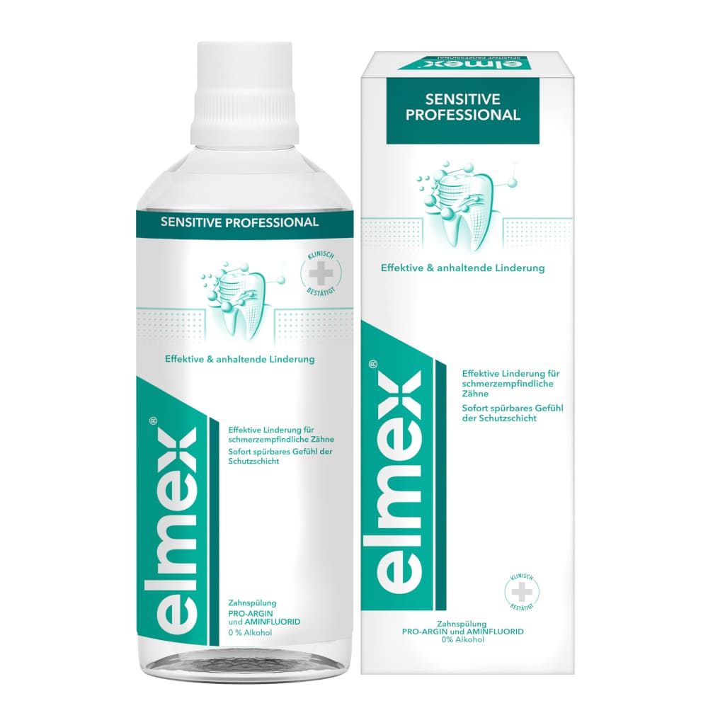 elmex SENSITIVE PROFESSIONAL Zahnspülung 400 ml Spüllösung