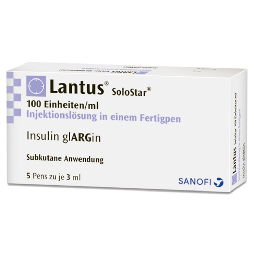 Lantus 100 Einheiten/ml SoloStar 3ml 5X3 ml Injektionslösung