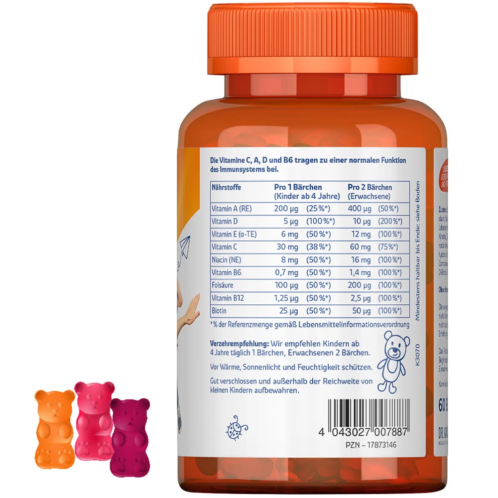 sanostol MULTI-VITAMIN BÄRCHEN 60 St