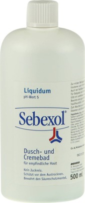 SEBEXOL Liquidum Dusch- und Cremebad 500 ml Bad