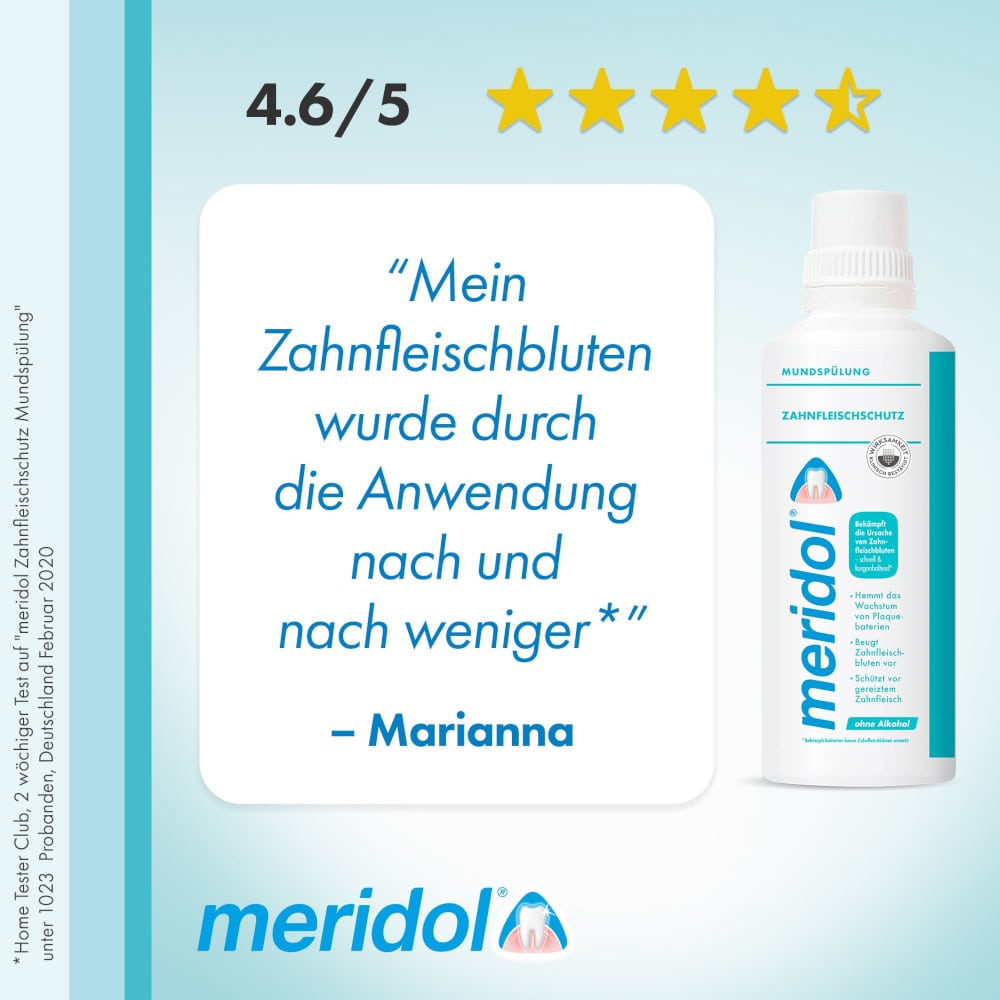 meridol ZAHNFLEISCHSCHUTZ 4X400 ml Spüllösung