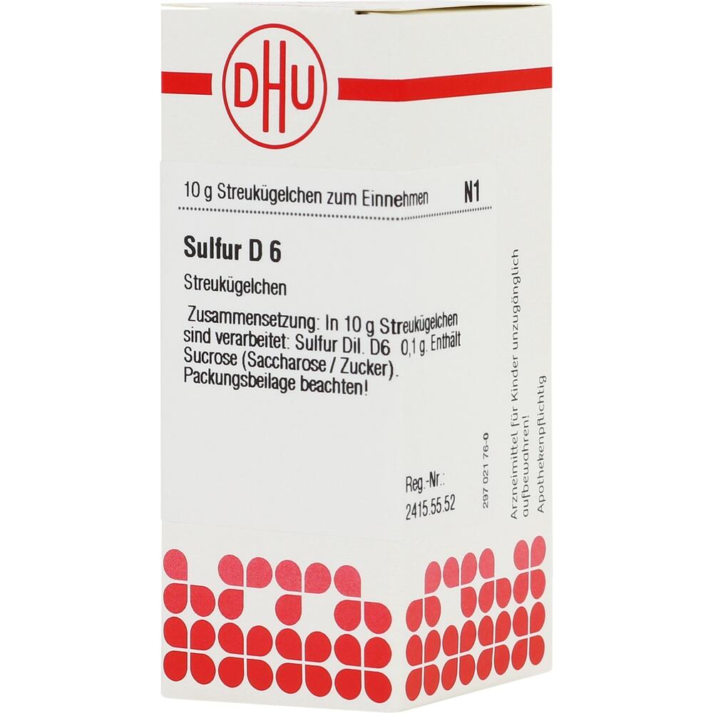 SULFUR D 6 Globuli 10 g Globuli