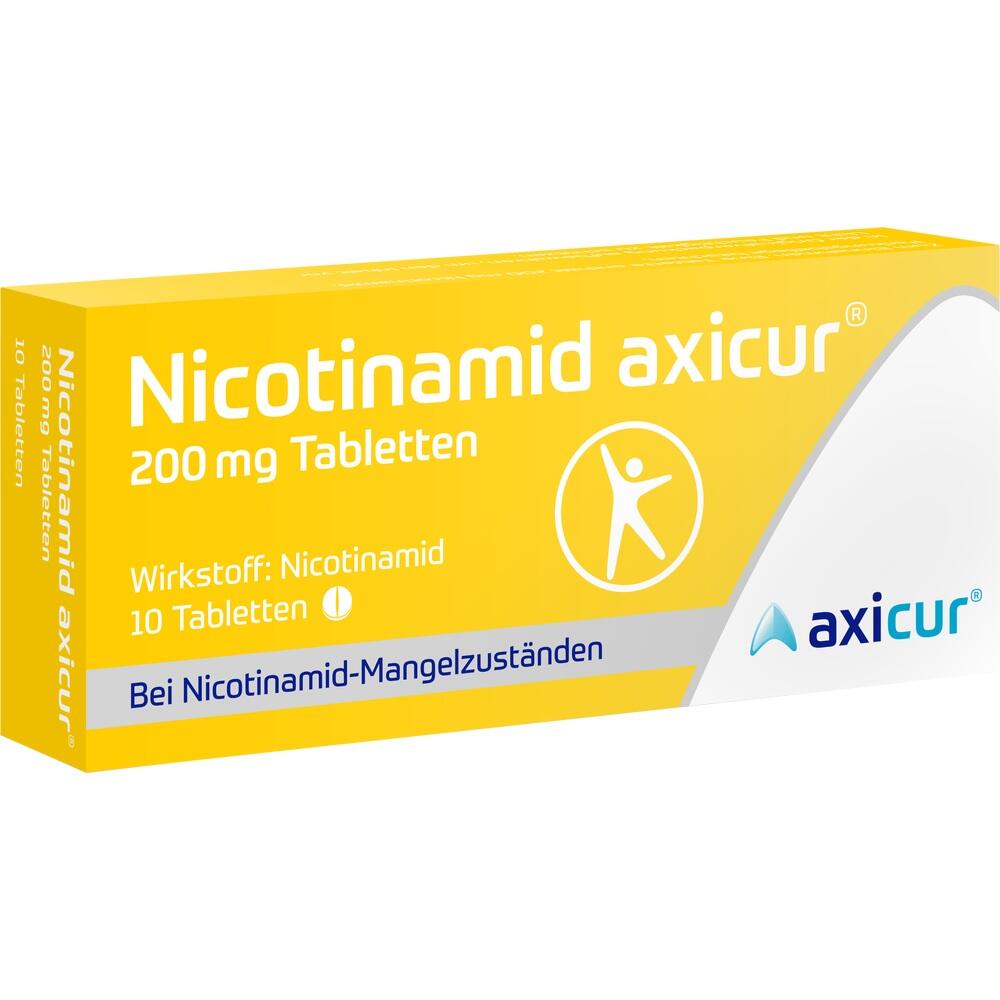 Nicotinamid axicur 200 mg  10 St Tabletten