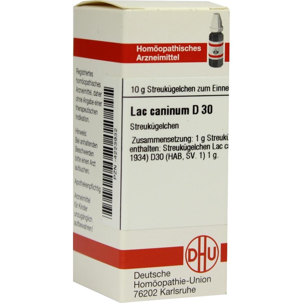 LAC CANINUM D 30 Globuli 10 g Globuli