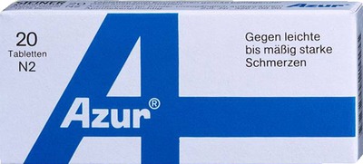 Azur 450mg Paracetamol /50mg Coffein 20 St Tabletten