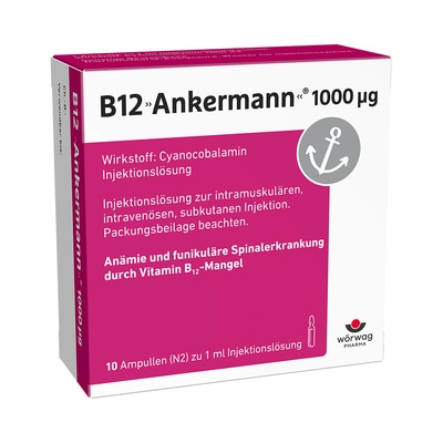 B12 Ankermann 1000 µg 10X1 ml Injektionslösung