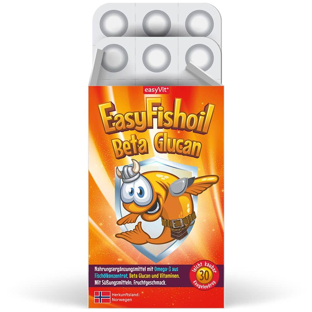 EasyFishoil Beta Glucan 30 St Kautabletten