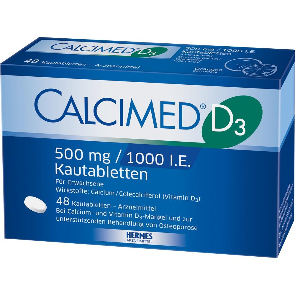 CALCIMED D3 500mg/1000 I.E.  48 St Kautabletten