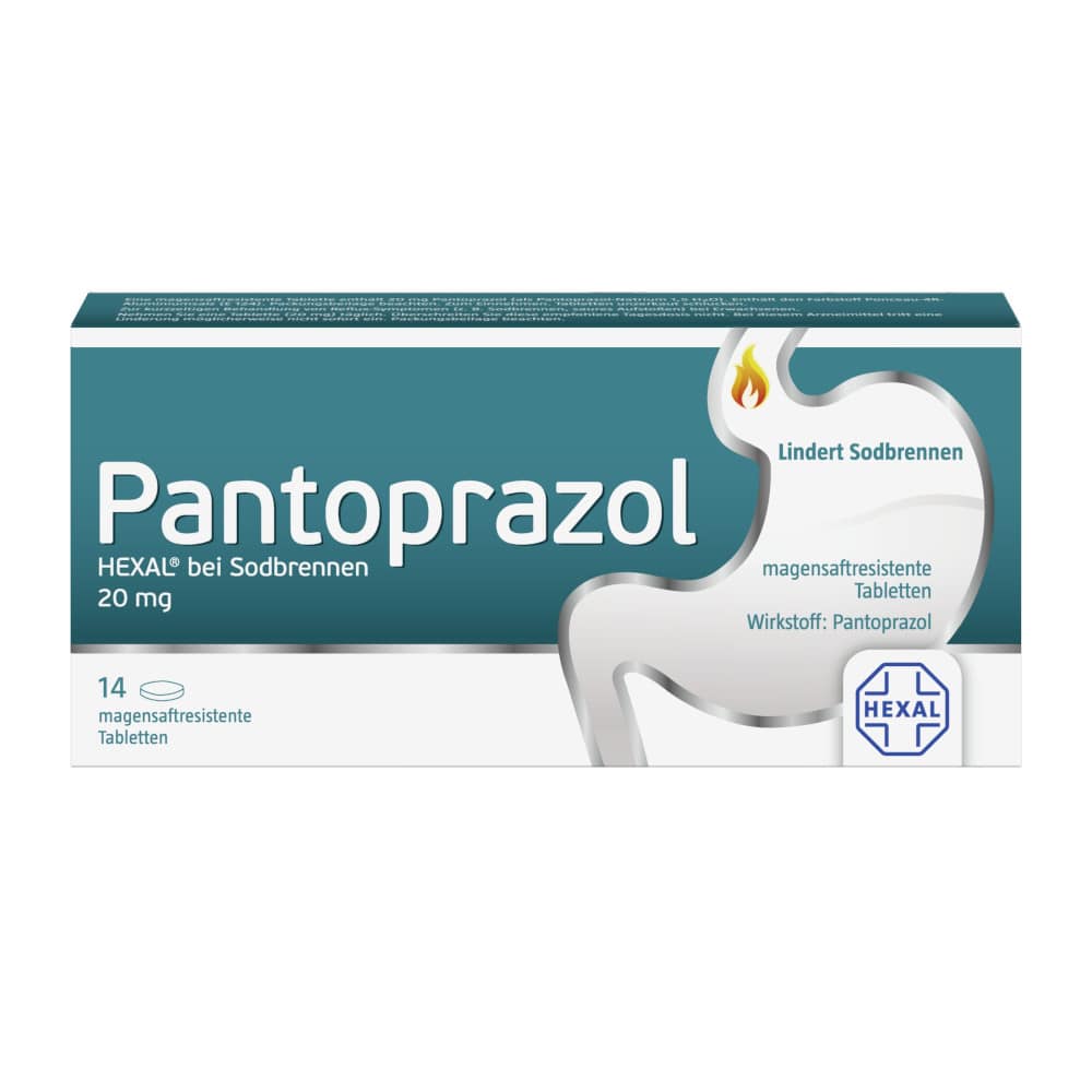 Pantoprazol HEXAL 20mg 14 St Tabletten magensaftresistent