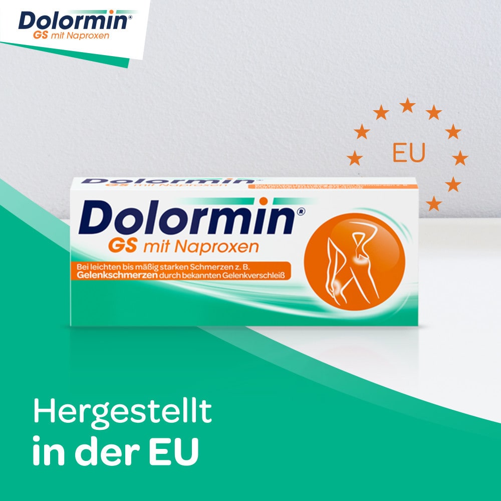 Dolormin GS mit Naproxen, Schmerztabletten bei Gelenkschmerzen