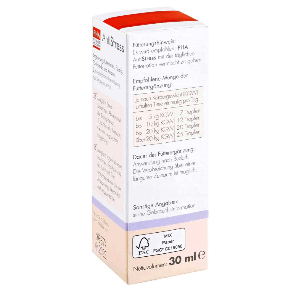 PHA AntiStress Tropfen für Hunde & Katzen 30 ml Tropfen