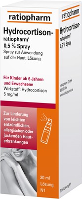 Hydrocortison-ratiopharm 0,5 %, Spray 30 ml Spray