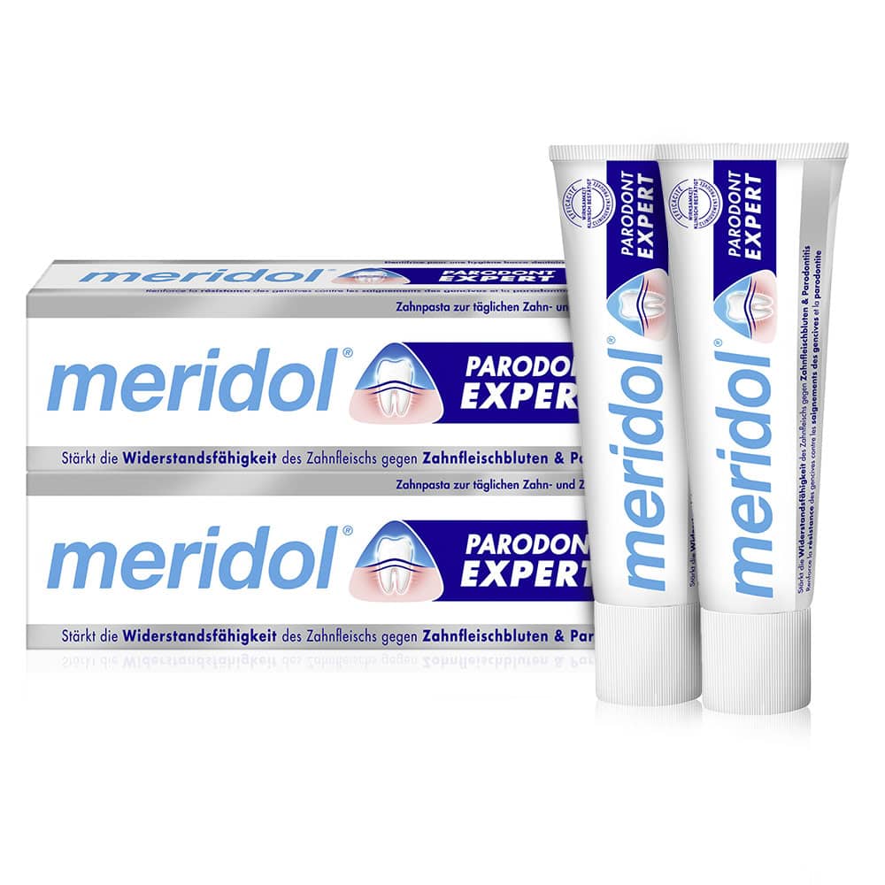 meridol PARODONT EXPERT Zahnpasta Doppelpack 2X75 ml Zahnpasta
