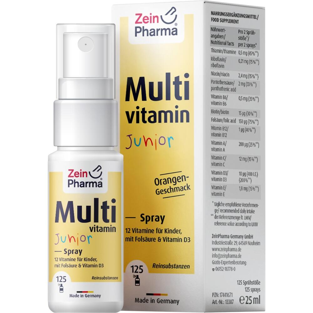 Zein Pharma Multivitamin Junior 25 ml Spray