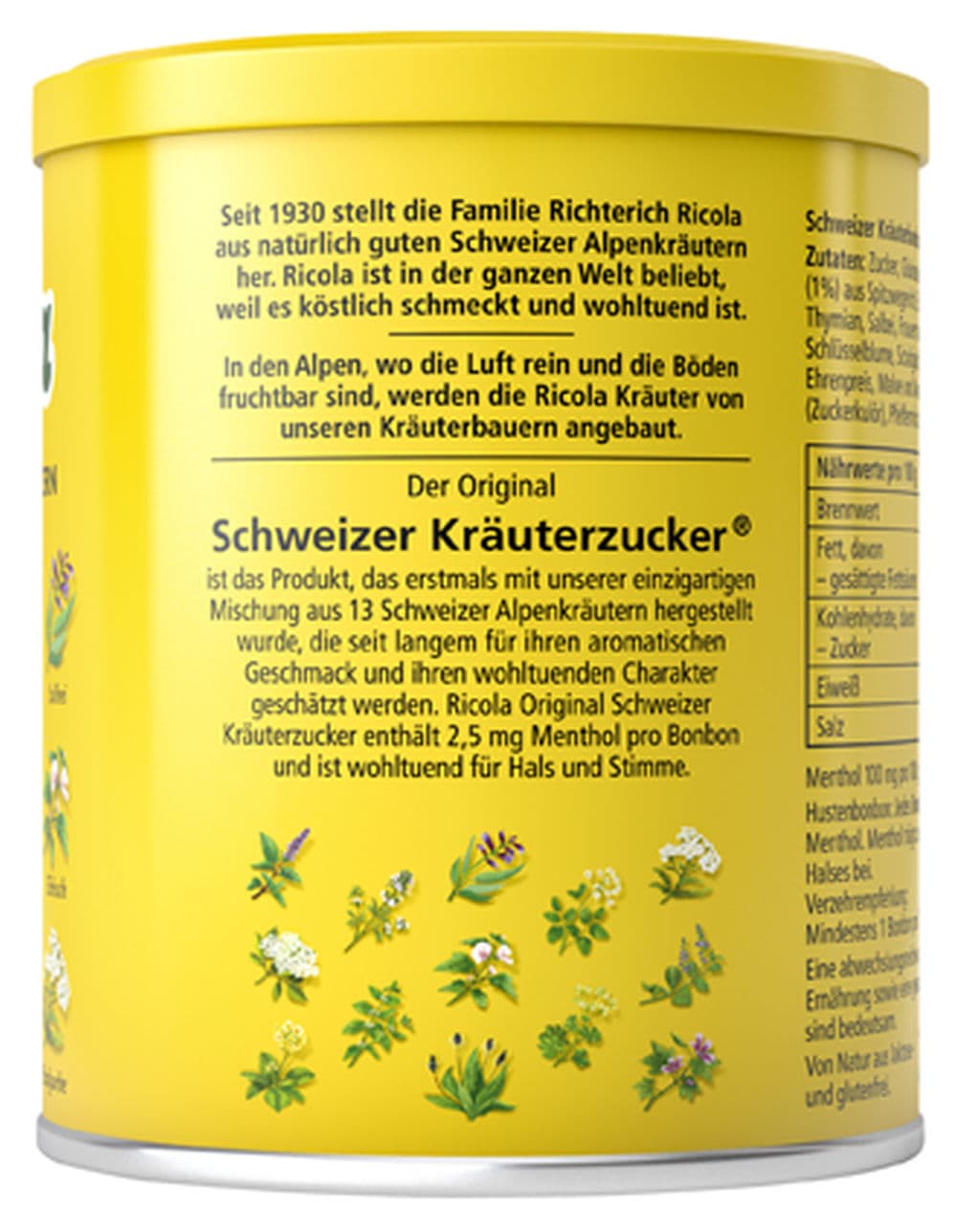 Ricola ORIGINAL KRÄUTERZUCKER 250 g Bonbons