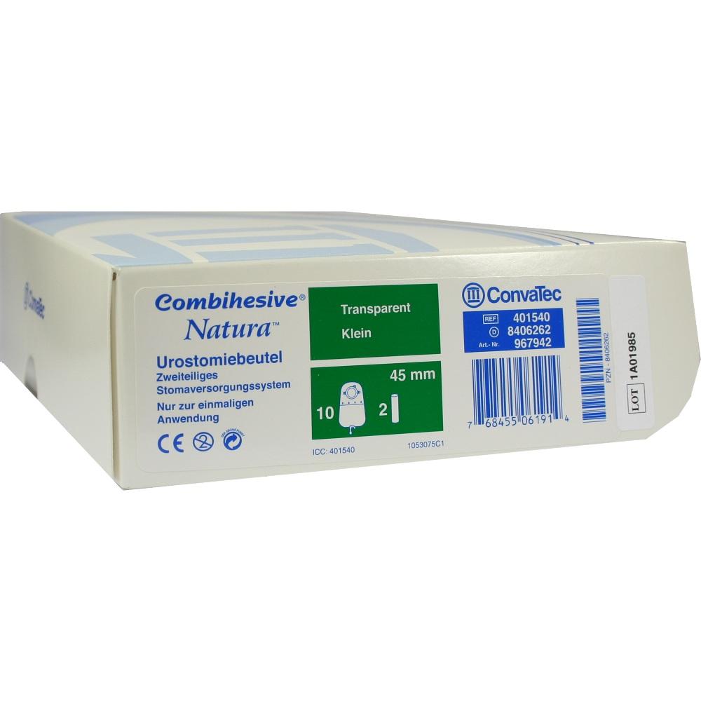 COMBIHESIVE Natura Uro.B.2t.RR45 mit.Knickver.tra. 10 St Beutel