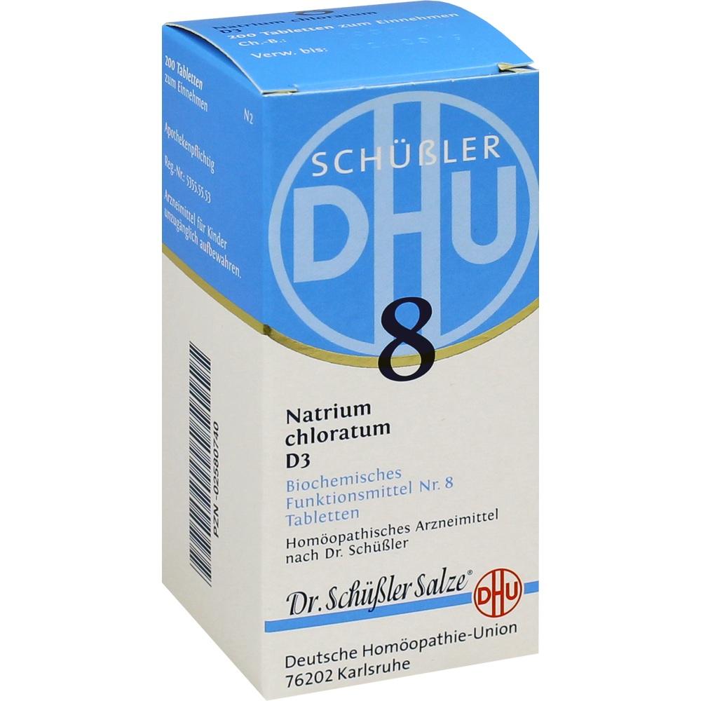 DHU Schüßler-Salz Nr. 8 Natrium chloratum D3 200 St Tabletten