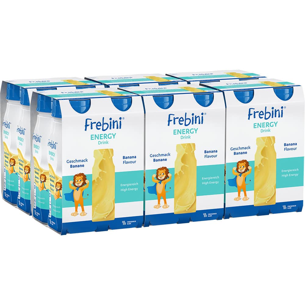 Frebini Energy Trinknahrung Banane 6X4X200 ml Flüssigkeit