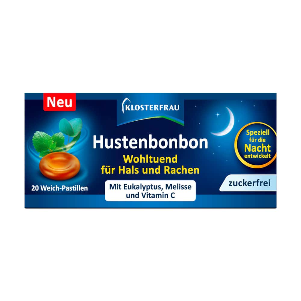 KLOSTERFRAU Hustenbonbon zuckerfrei 20 St Pastillen