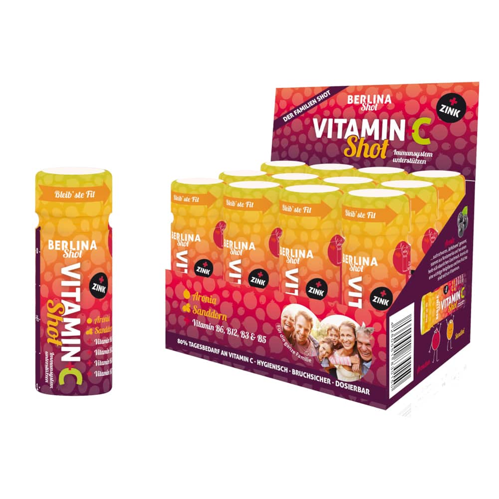 BERLINA VITAMIN + C Shot 12X60 ml Trinkampullen