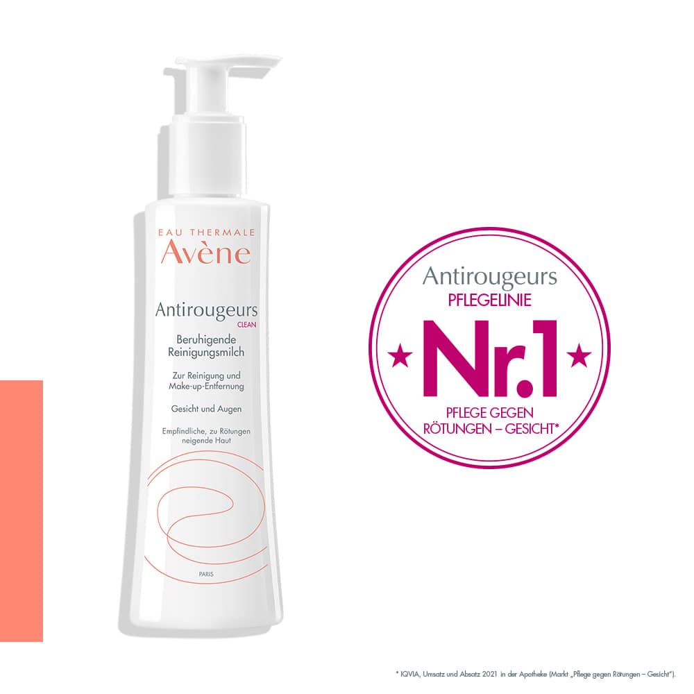 Avène Antirougeurs Clean beruhigende Reinigungsmilch 200 ml Milch