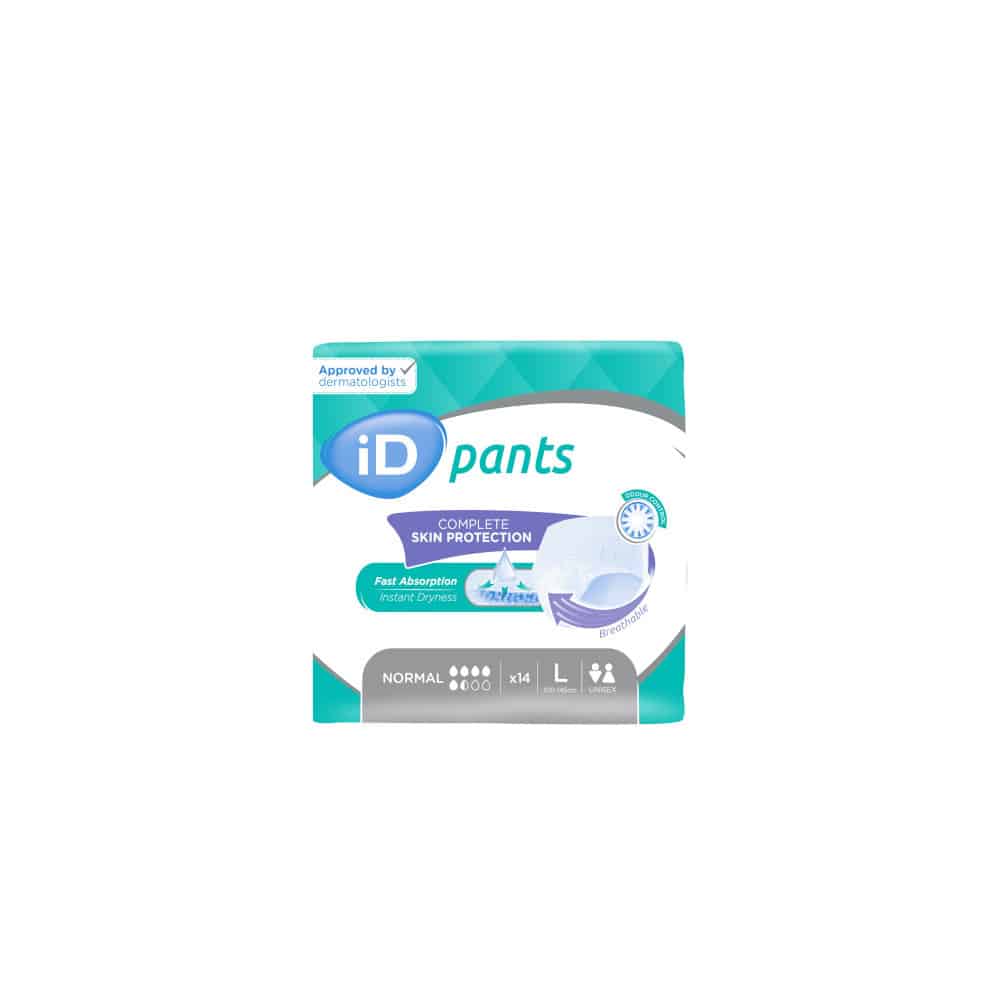 iD pants COMPLETE SKIN PROTECTION Gr. L 14 St Beutel