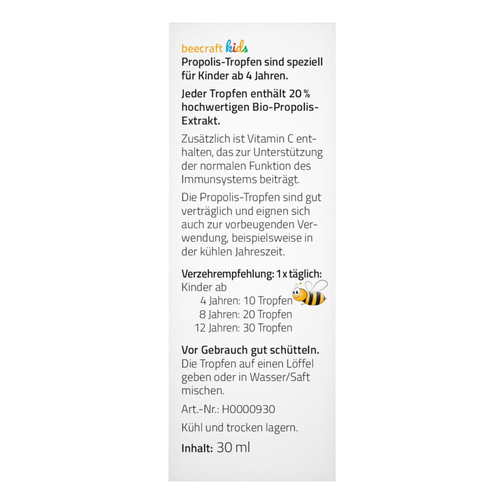 beecraft kids PROPOLIS Tropfen 20 % 30 ml Tropfen