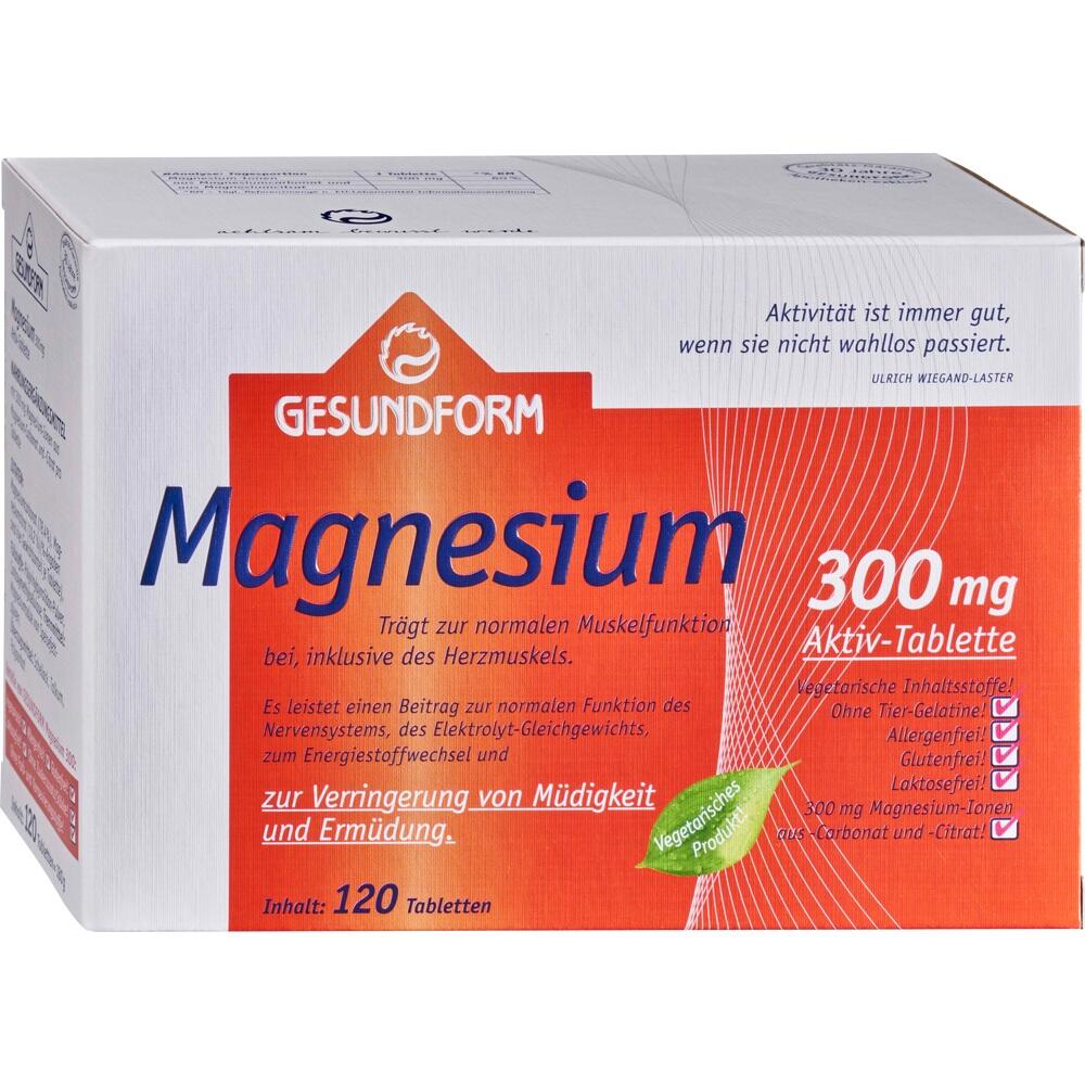 GESUNDFORM Magnesium 300  120 St Filmtabletten