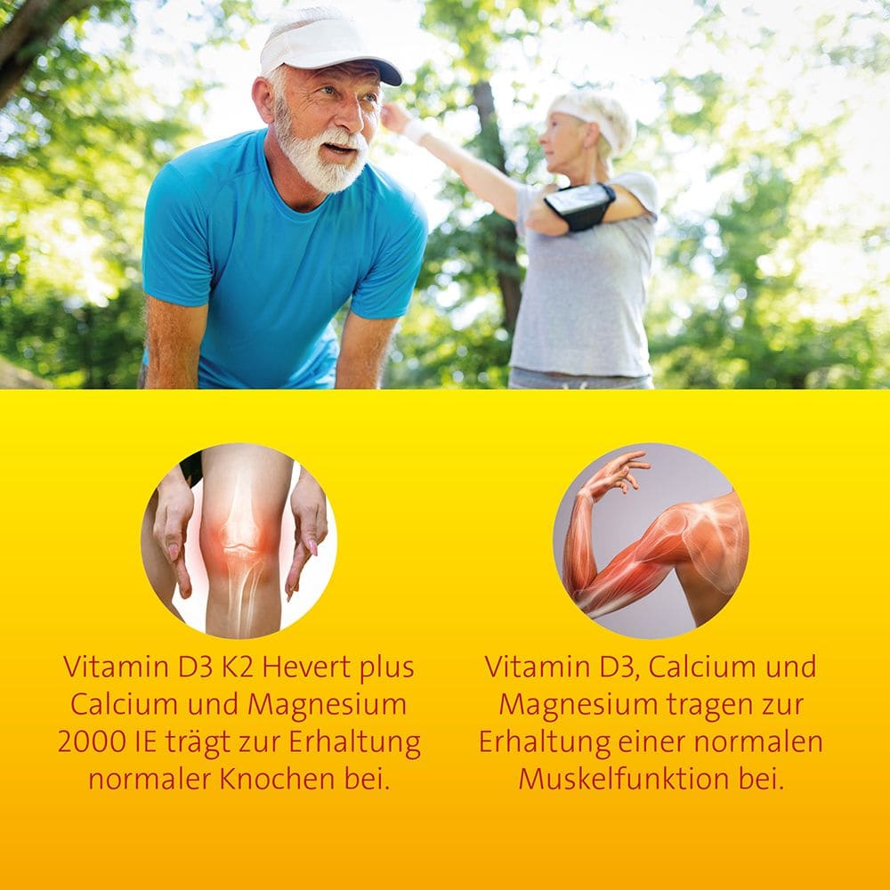 VITAMIN D3 K2 HEVERT 2000 I.E. 120 St Kapseln