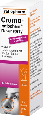 Cromo-ratiopharm Nasenspray Heuschnupfen 15 ml Nasendosierspray